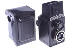 ✅ GOMZ LUBITEL 2 TLR 6X6 120 ROLL FILM *READ* W/ CASE