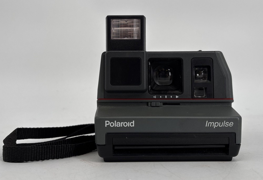 Vintage Polaroid Impulse Instant Camera w/ Strap – Uses 600 Plus Film