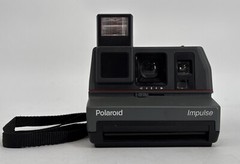 Vintage Polaroid Impulse Instant Camera w/ Strap – Uses 600 Plus Film