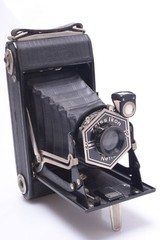 ✅ ZEISS NETTAR CAMERA *VERY NICE, ART DECO* 6X9CM 120 ROLL FILM W/ 10.5CM 6.3