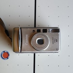 Canon Sure Shot 115u II Silver Compact 35mm Film Camera Point & Shoot