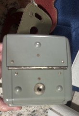 1950s Ansco Anscoflex Box Camera w/ Original Leather Case Green USA