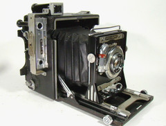 Graflex Speed Graphic 3×4 Press Camera w/ Ektar 127mm f/4.7 Lens-4 film holders