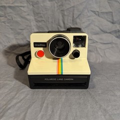 Vintage Polaroid SX-70 OneStep Rainbow Stripe Film Land Camera 1977 Untested