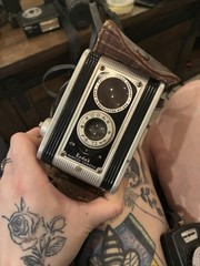 Multiple Vintage Cameras With accessories