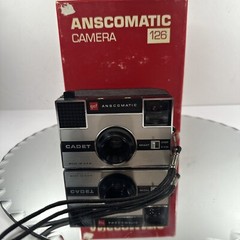 Gaf Anscomatic Cadet Camera With Booklet And Box Untested as is Made in N.Y USA