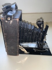 Antique Vintage Folding Camera Vario Rodenstock Munchen 1:6.5 f = 13.5 cm
