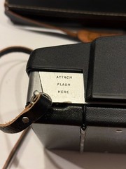 Vintage Polaroid Automatic 100 Land Camera Bundle Case Flash Portrait Kit 581