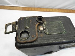 Kodak Cine Model B 16mm Movie Camera Wind Up w/ Leather Case