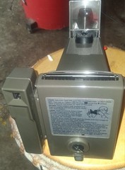 POLAROID BIG SHOT Portrait LAND CAMERA Untested Sold AS IS & SUN GUN MOVIE LIGHT