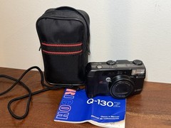Vintage Ricoh Q-130Z w/ 38-130mm Lens 35mm Film Point & Shoot Camera Works!!