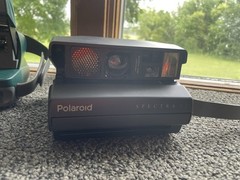 Vintage Polaroid Spectra AF System Instant Film Camera Untested Black Gray VGC