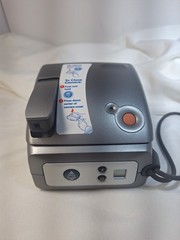 Polaroid One 600 Instant Camera: Folding Polaroid Silver/Gray