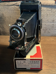 Kodak Six-16 Folding Film Camera w/ Anastigmat Dakar No. 1 Lens ~ Original Box