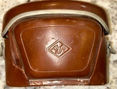 Vintage Agfa Germany Optima III S Camera With Leather Case