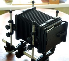 Calumet View 4×5 Monorail Kit MC Caltar 11-E 150 mm 6.3 lens Copal 0 Shutter