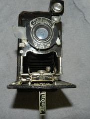 Antique 1900-21 No. 3A Folding Pocket Kodak Model G Camera For parts or repair