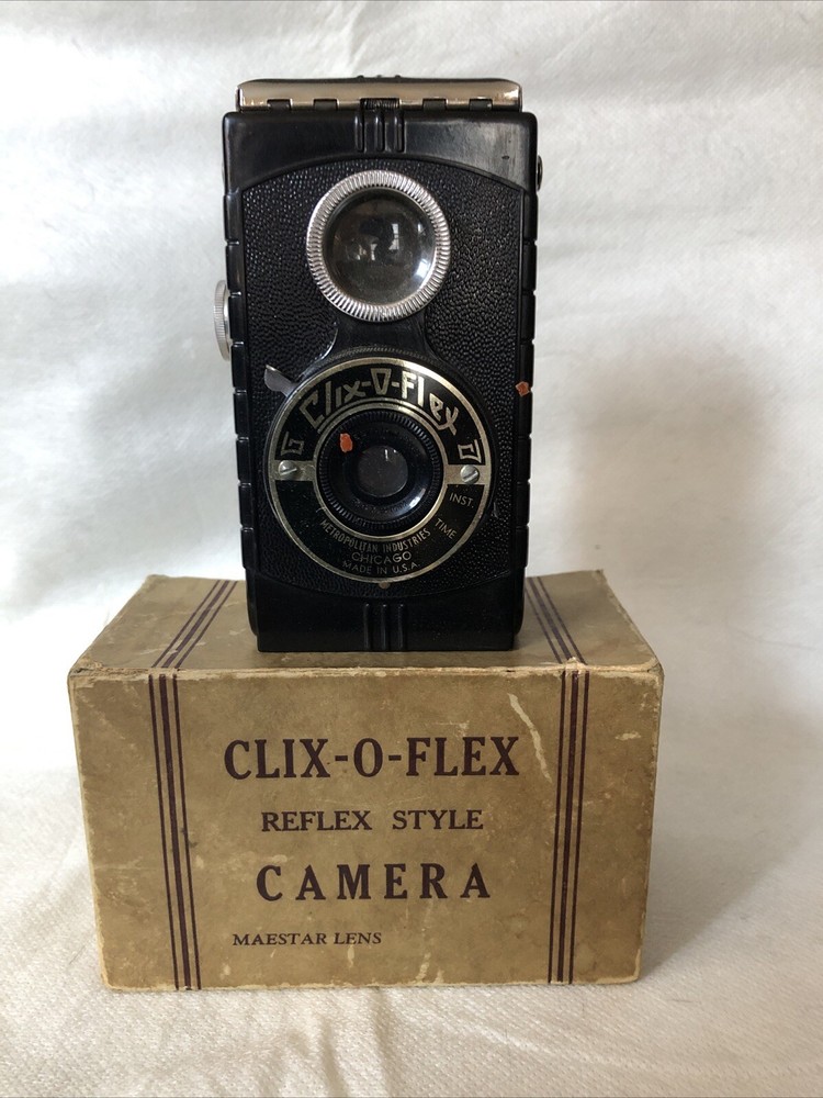 Metropolitan Industries Clix-O-Flex 127 reflex type camera w/ original box