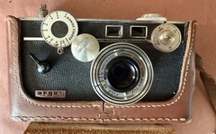 Argus C-3 The Brick Rangefinder Camera F3.5 50mm Cintar Coated W/Case PARTS ONLY