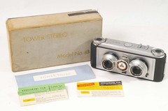 F97914~ Sears Roebuck Tower 83 Stereo 35mm 1955 Camera (Iloca IIA)