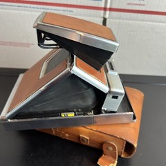 Polaroid SX-70 Model 1 With Damaged Leather Case