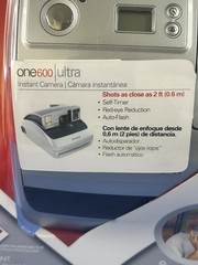 POLAROID ONE 600 ULTRA Instant Flash Film Camera Silver NEW SEALED