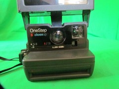 Vintage Polaroid 600 Plus One Step Close Up Instant Film Camera Works Nice
