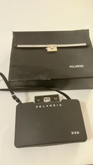 Polaroid Camera Model 335 With Case /Flash /Manual Not Tested ,Vintage