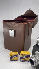 Cine-Kodak Magazine 16 Movie Camera w/Original Leather Case And Filters