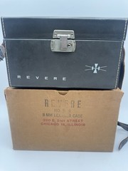 Vintage Revere Carrying Case For Eye/Matic Camera With Original Box (Case Only)