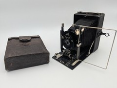 Rodenstock 6×9 plate camera with Eurynar 6.5 13.5 cm lens & case