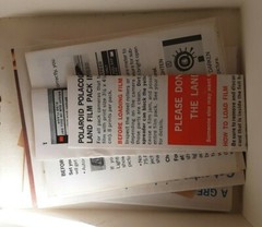Vintage Polaroid Flashgun #268, Box, Paper Items. Looks Unused