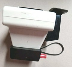 White POLAROID Swinger Model 20 Land Instant Camera For Parts Or Repair