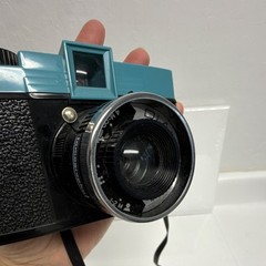 Lomography Diana F+ Vintage Film Camera Black Blue Classic Analog Photography