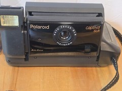 Polaroid Captiva SLR UNTESTED Auto Focus 95 Film With Box