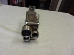 Kodak Brownie Movie Camera Turret f/2.3 3 Lens Wind Up