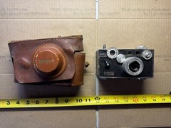 Vintage Argus C-3 35mm Rangefinder Camera w/ Leather Case – Working “The Brick”