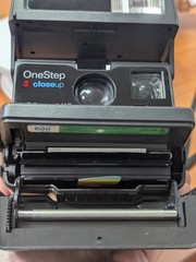 Vintage Polaroid Camera One Step Close Up With Flash Uses 600 Film — Tested