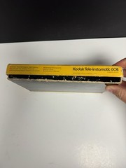 Vintage Kodak Tele-Instamatic 608 Black 110 Film Camera 1970s Original Box