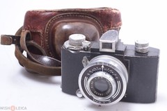 ✅ SEM KIM 35MM MODEL I CAMERA 45MM 2.9 CROSS ANASTIGMAT LENS *PARTS OR REPAIR*