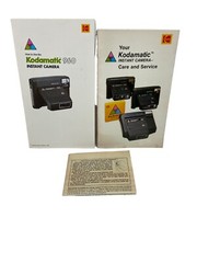 Vtg KODAMATIC 960 Instant Camera Manual & Paperwork – Care Service Instructions