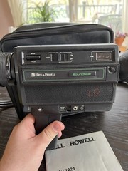 VTG Bell & Howell Soundstar 4 Filmosonic 8mm Video Camera model 1225