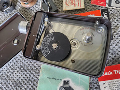 Vintage Kodak Brownie 8mm Movie Camera w/Bag and Accesories