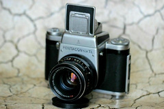 Camera Pentacon Six TL 80mm f2.8 Prism MC Biometar Carl Zeiss Jena Made in GDR