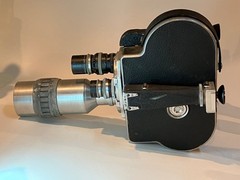 VINTAGE: Paillard Bolex H16 Non Reflex Camera Body w/3 Lenses (no winding crank)