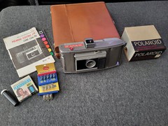VINTAGE POLAROID ELECTRIC EYE LAND CAMERA MODEL J66 PLUS Color adapter kit #660