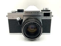EasyBuy Pentacon LB + Pentacon 50mm f/1.8 Kit SLR 35mm M42 Silver Body Good