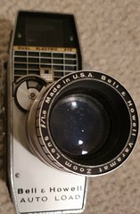 Bell & Howell 8mm Autoload Vintage Movie Camera Duo Power Zoom Dual Electric Eye