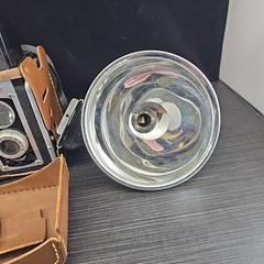 Vtg Kodak Duaflex II 2 Duaflex Film Camera KodarLens With Strap, Flash, & Boxes