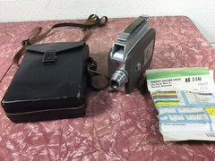 Cine-Kodak Reliant 8mm Movie Camera + Case – Vntg – For Parts/Repair/Display